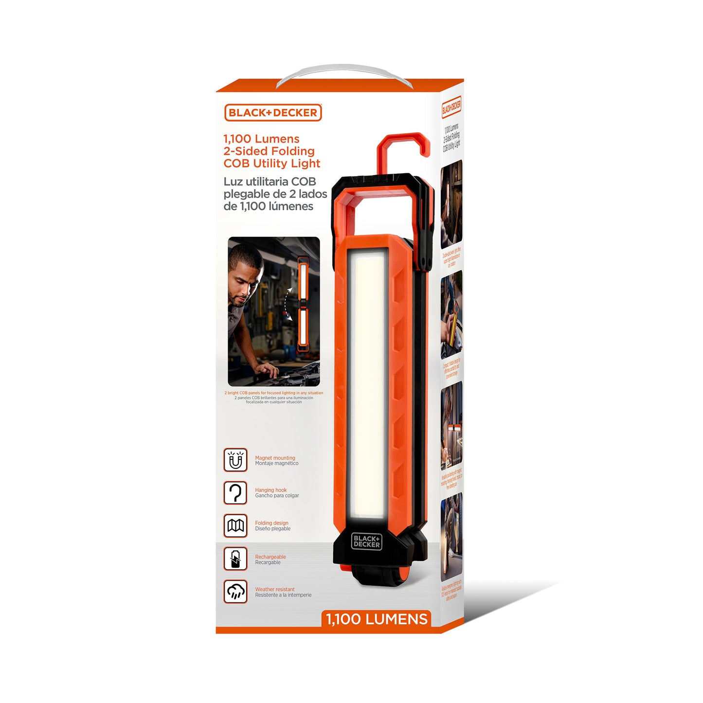 1000Lm Folding Magnetic Light