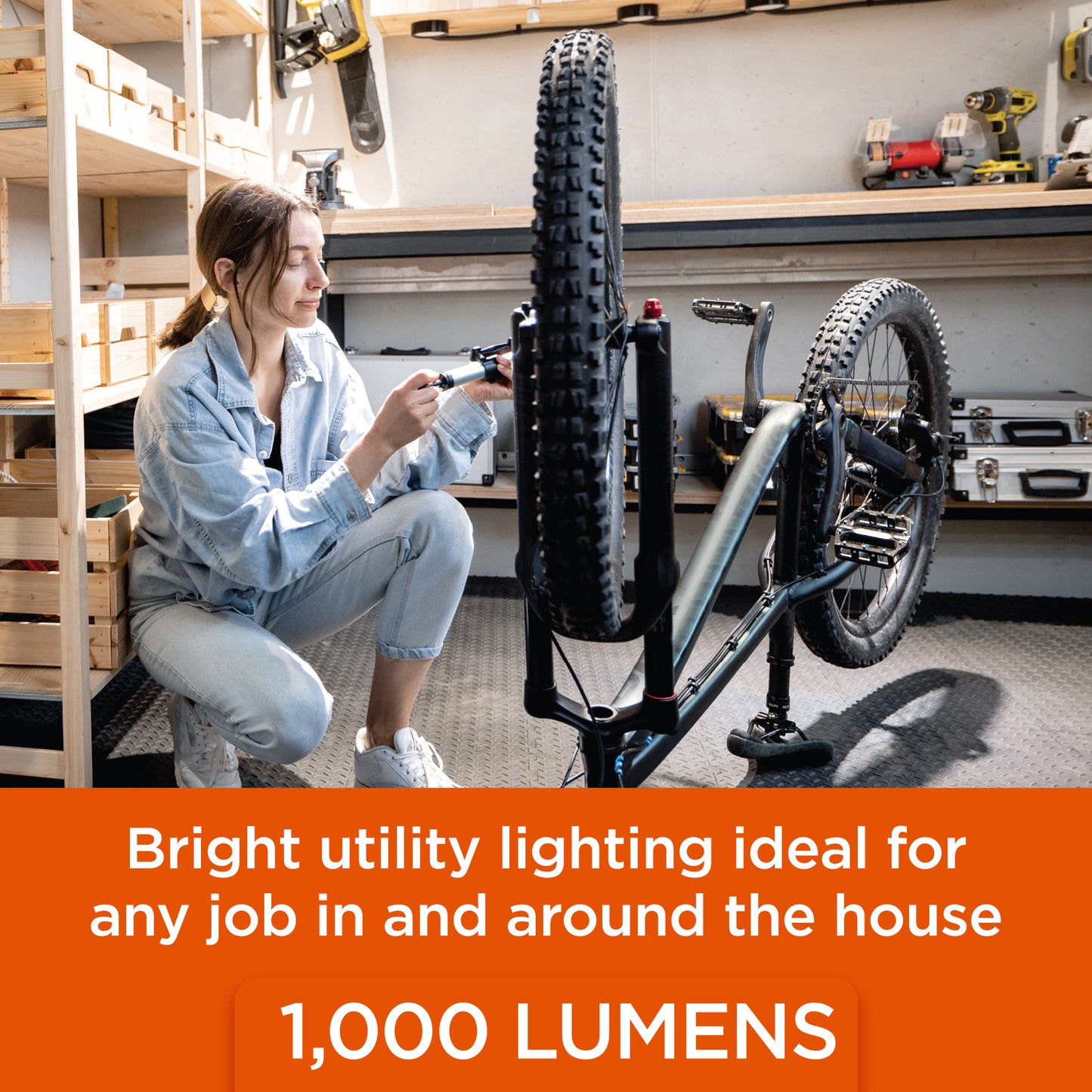 1000LM AC Light Panel w/ Clamp