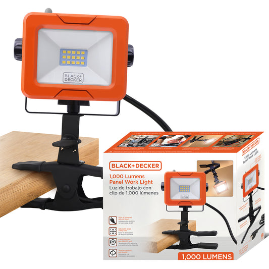 1000LM AC Light Panel w/ Clamp