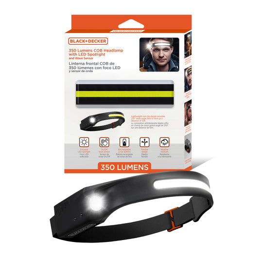 350Lm COB Headlamp