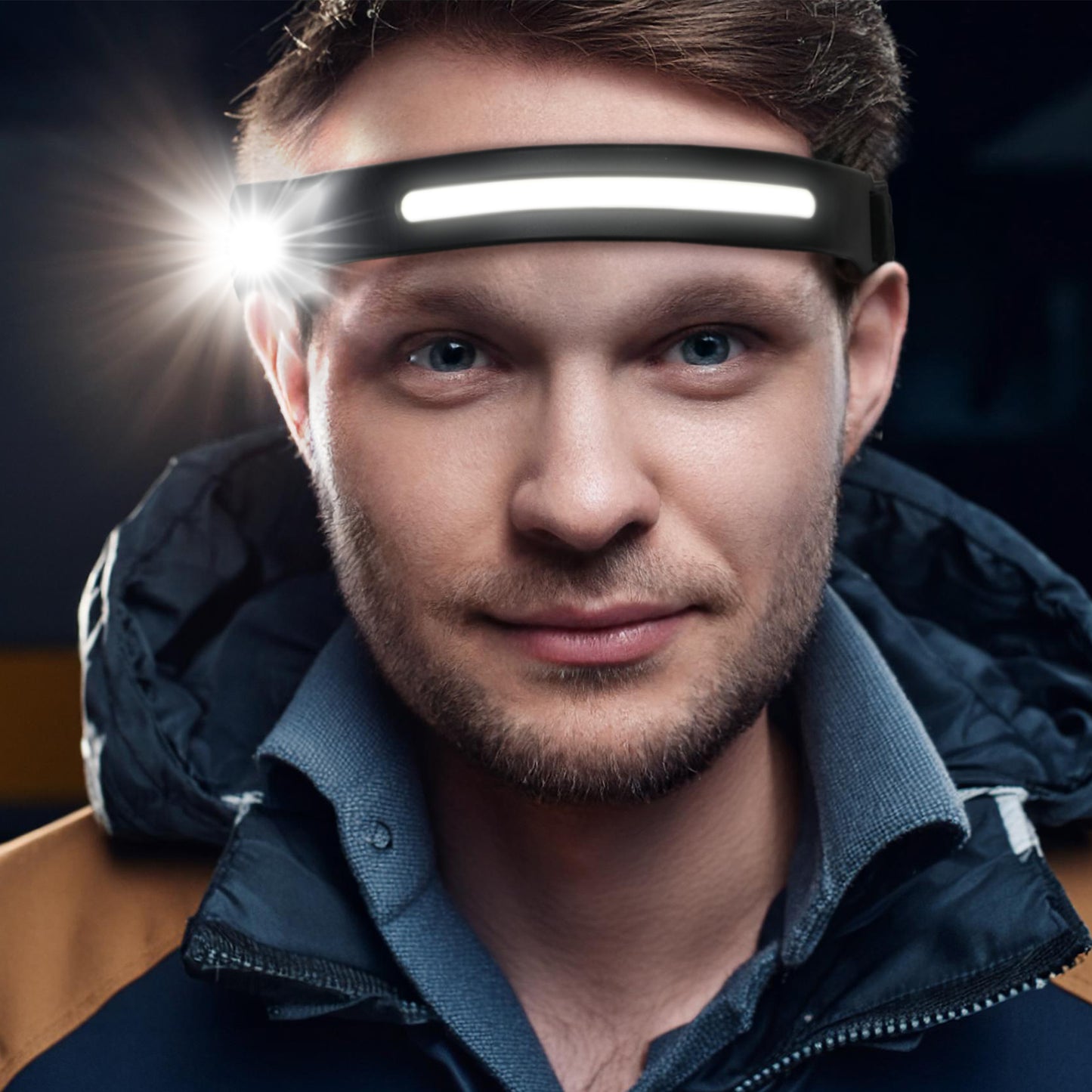 350Lm COB Headlamp