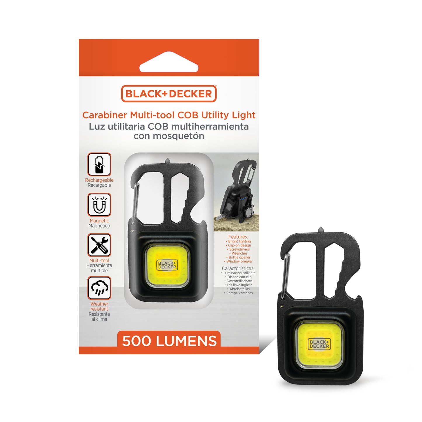 500Lm Multitool COB Clip Light