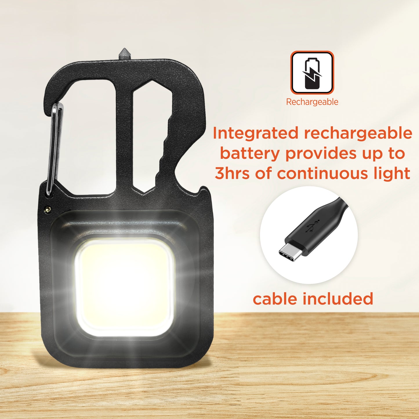 500Lm Multitool COB Clip Light