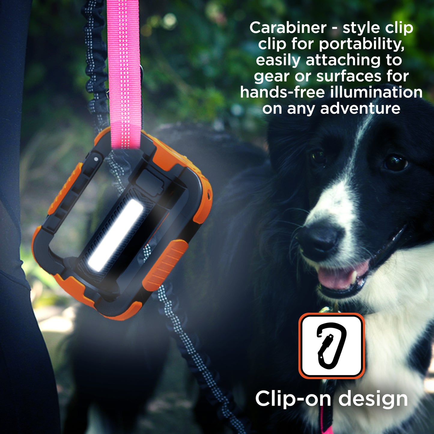 3x400Lm 3-Sided Clip Light