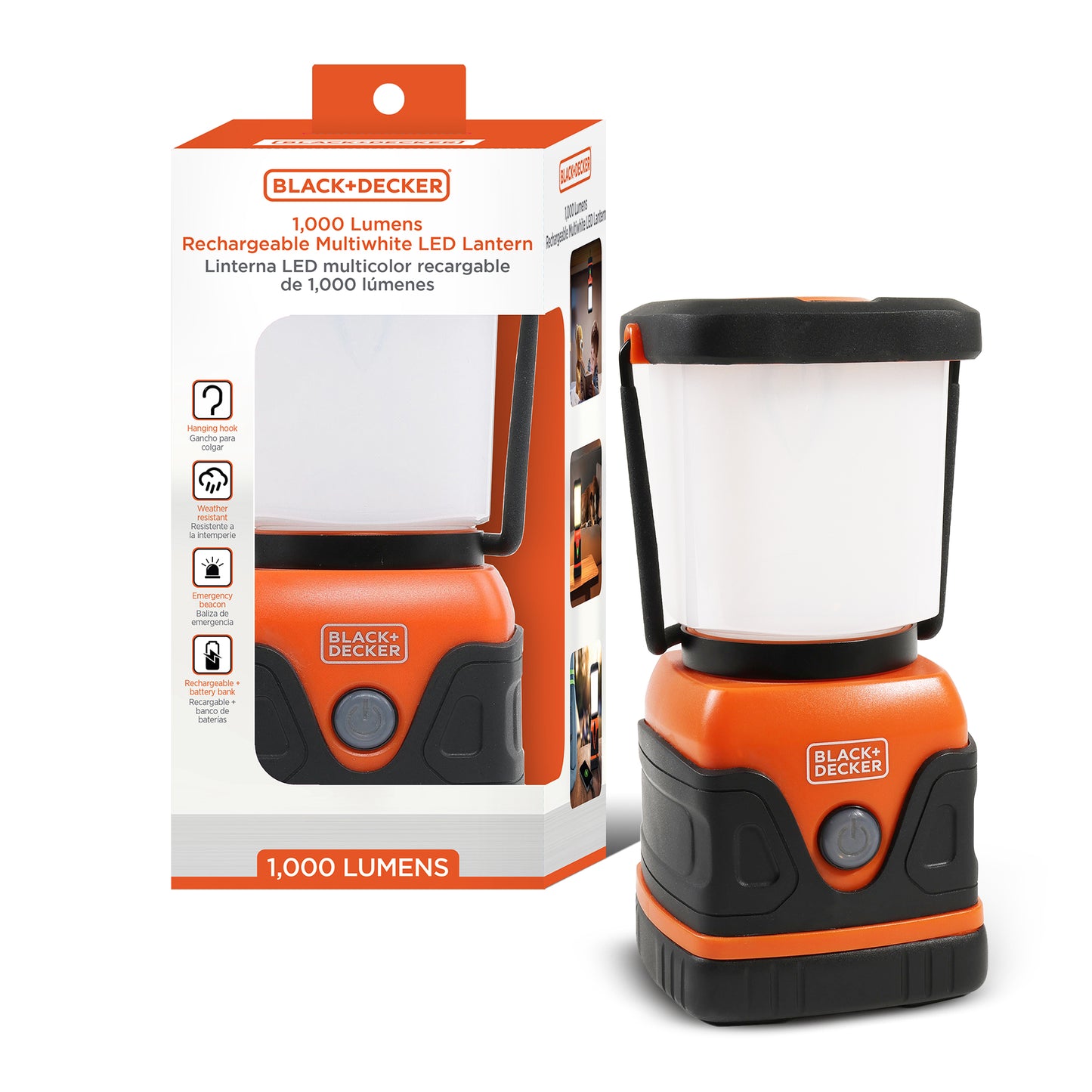 1000Lm Rechargeable Lantern
