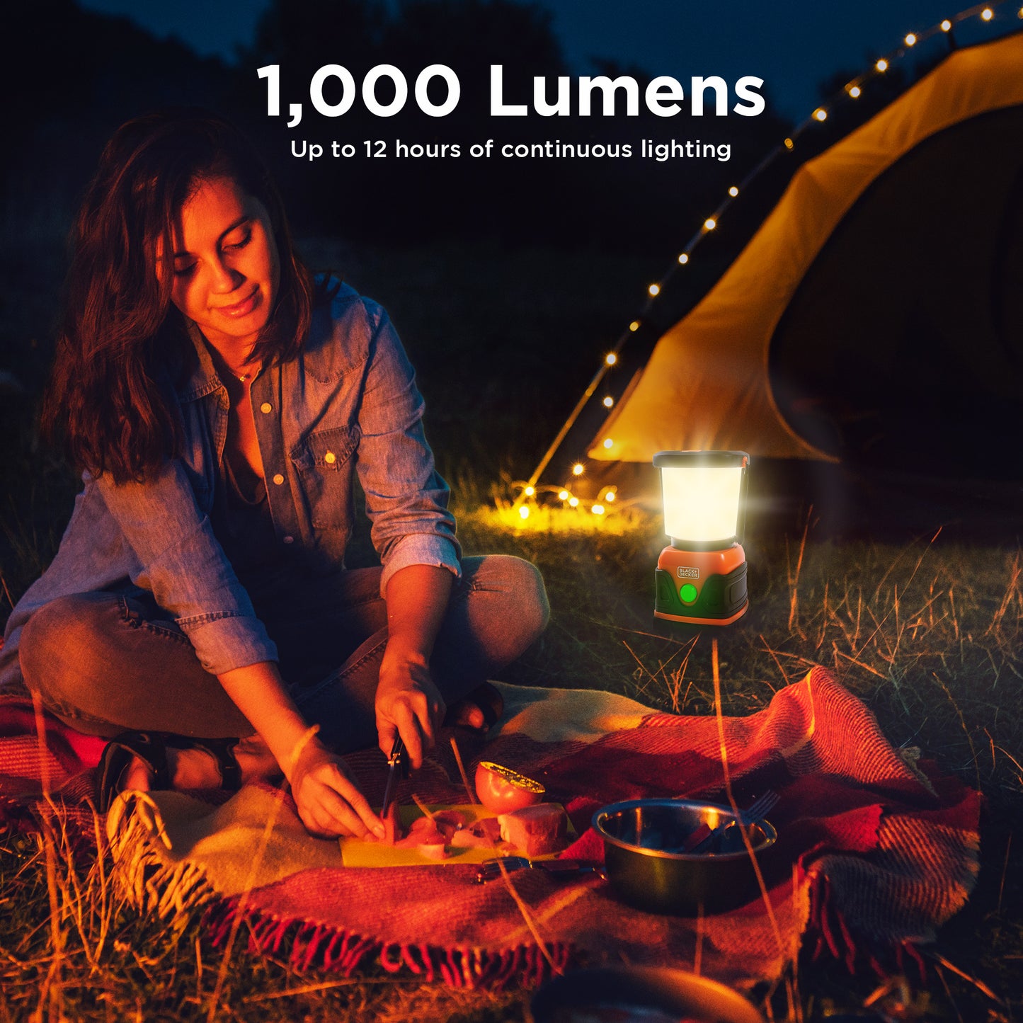 1000Lm Rechargeable Lantern