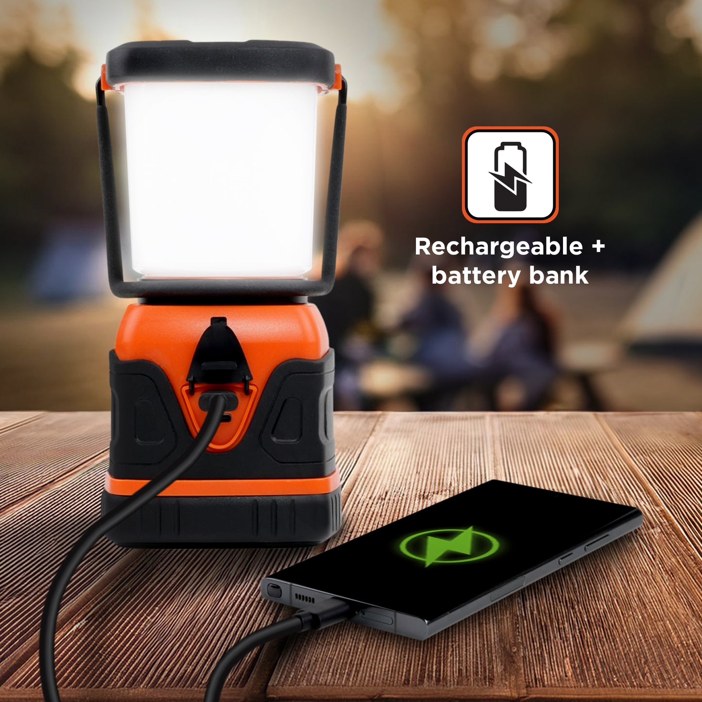1000Lm Rechargeable Lantern
