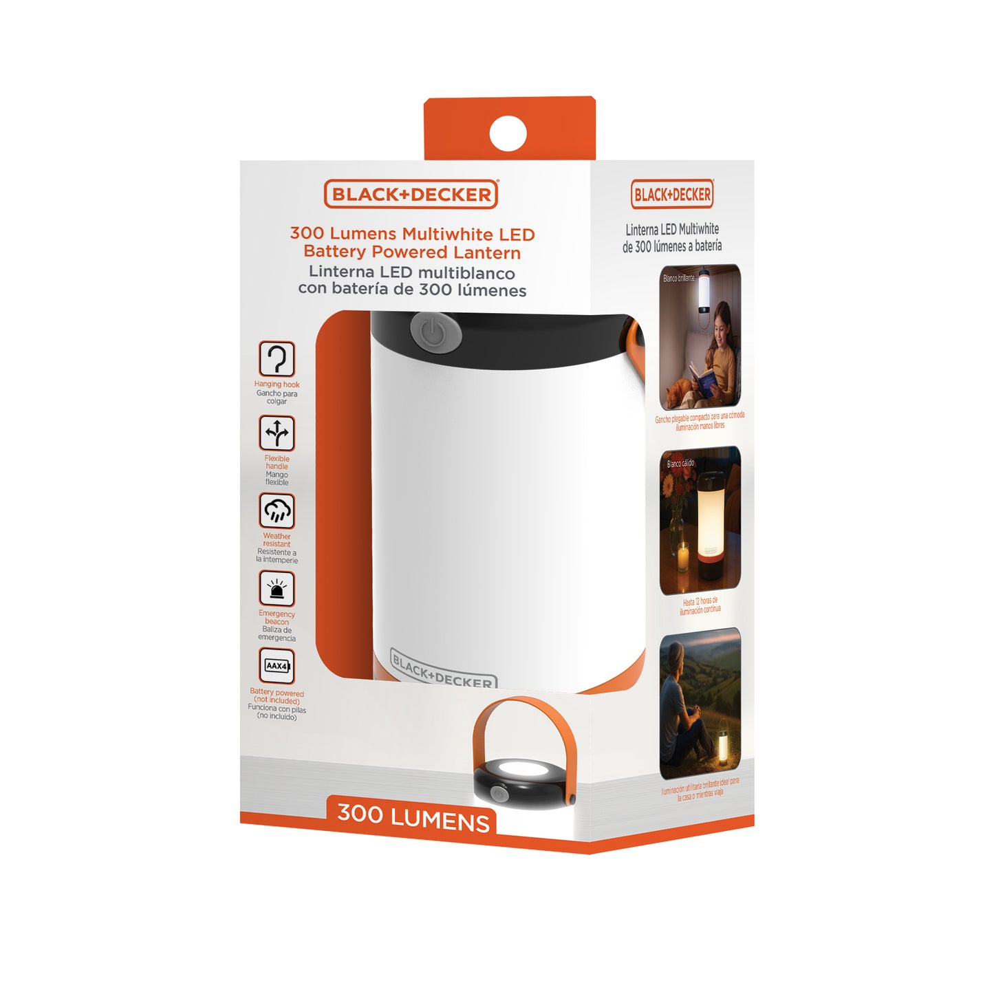 300Lm Battery Lantern