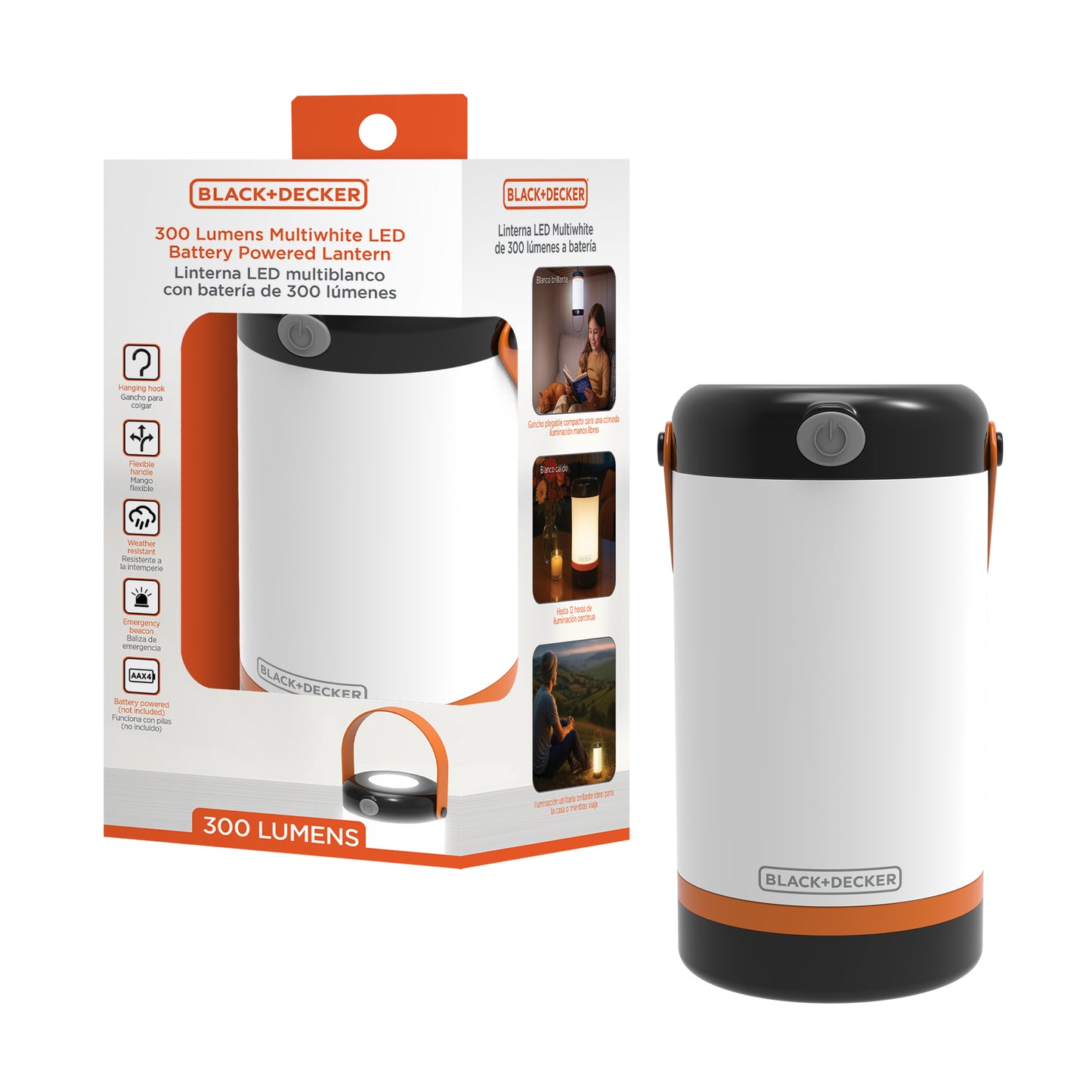 300Lm Battery Lantern