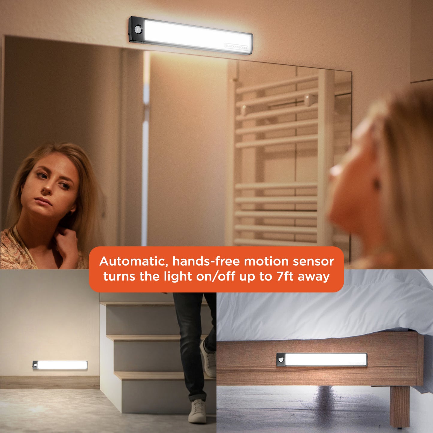 200Lm Rechargeable Motion 2PK