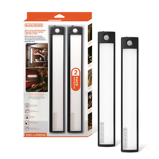 200Lm Rechargeable Motion 2PK