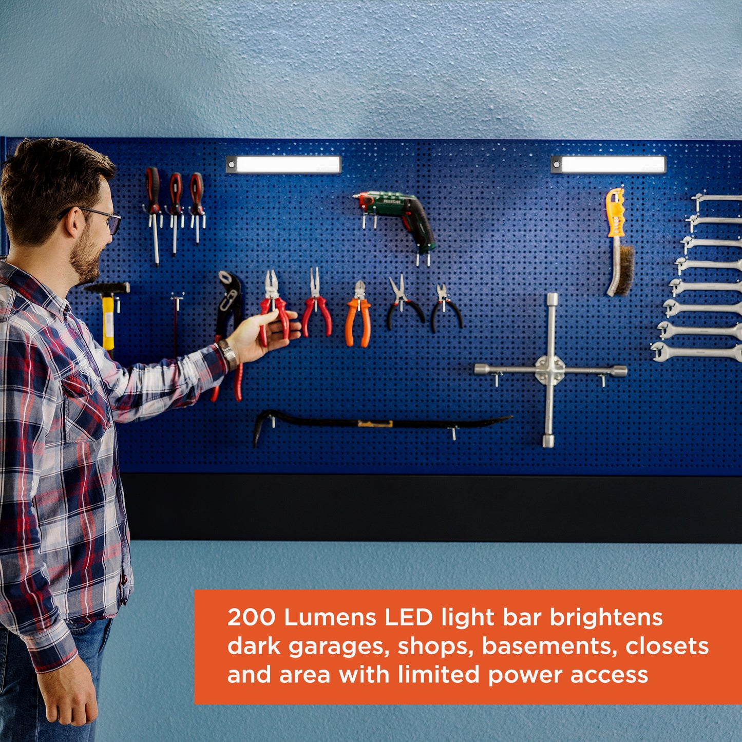 200Lm Rechargeable Motion 2PK