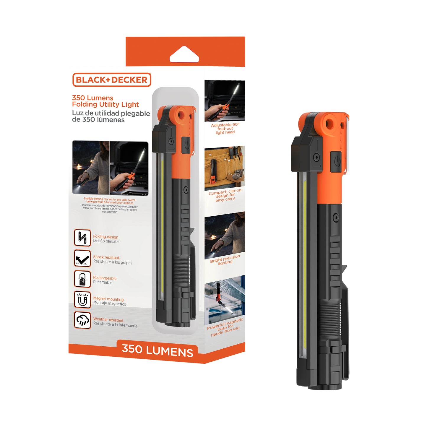 350 Lm Folding Utility Light