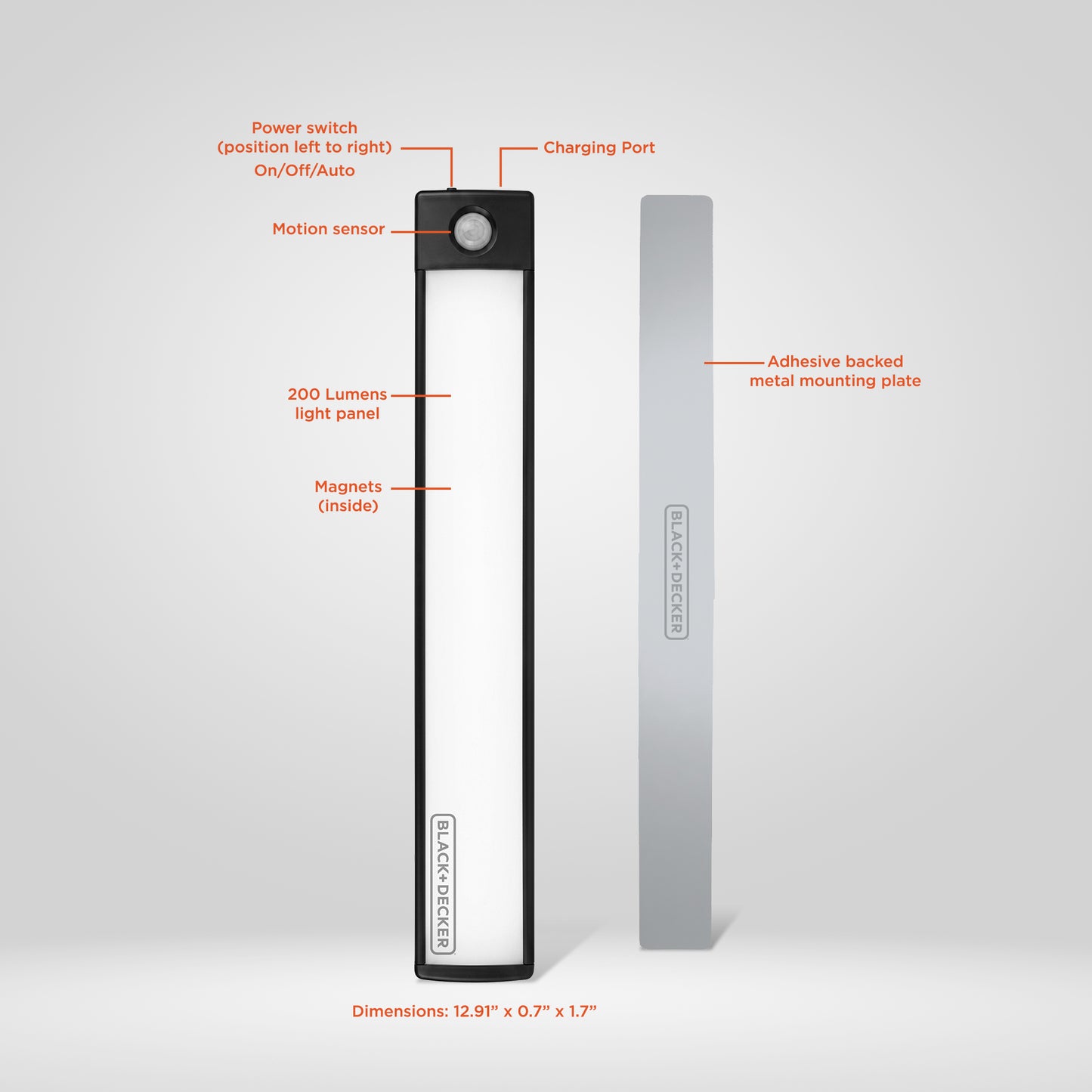 200Lm Rechargeable Motion Bar